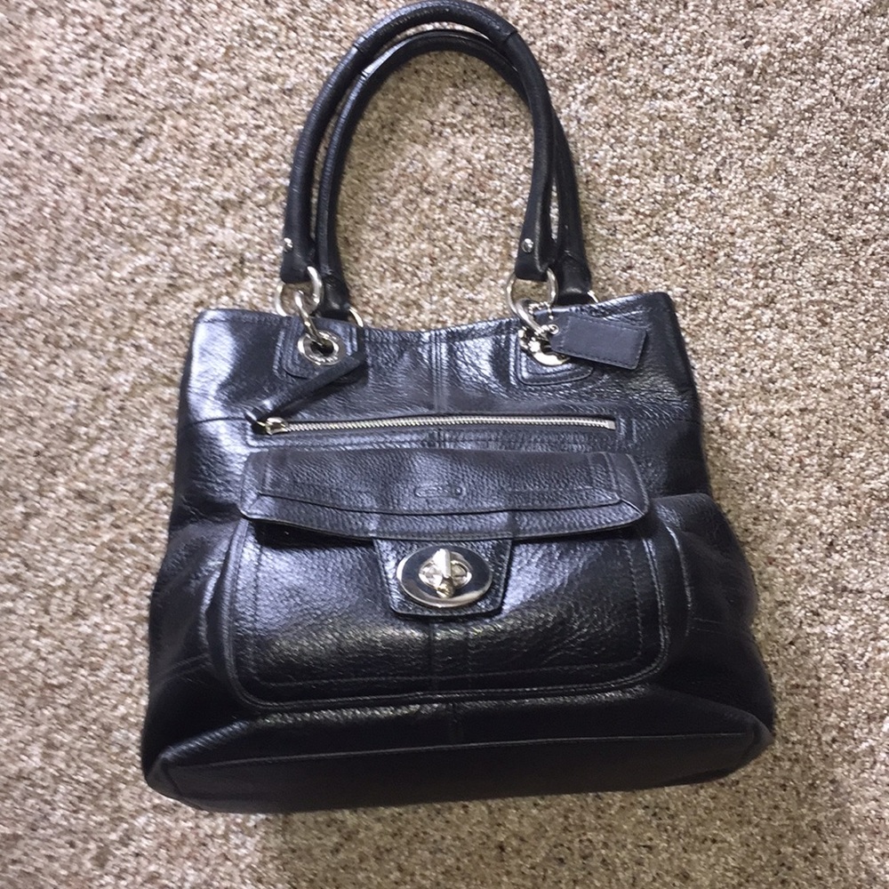 Black Coach Tote